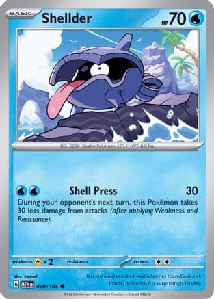 Shellder 090- SV Scarlet & Violet 151