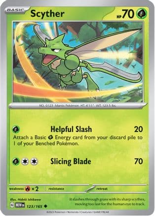 Scyther 123- SV Scarlet & Violet 151