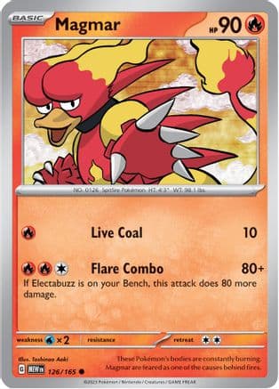 Magmar 126- SV Scarlet & Violet 151