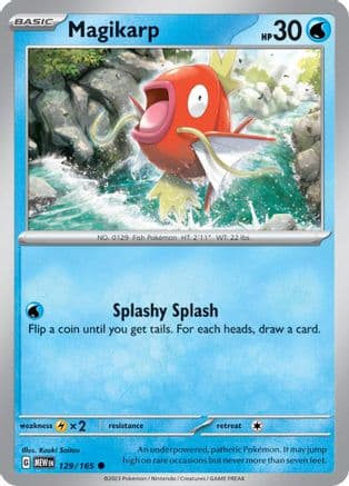 Magikarp 129- SV Scarlet & Violet 151 Reverse Holofoil