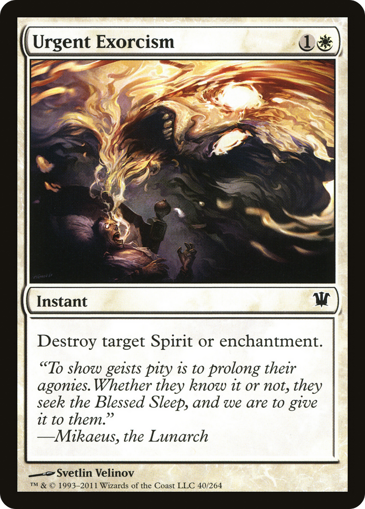 Urgent Exorcism [Innistrad] Foil