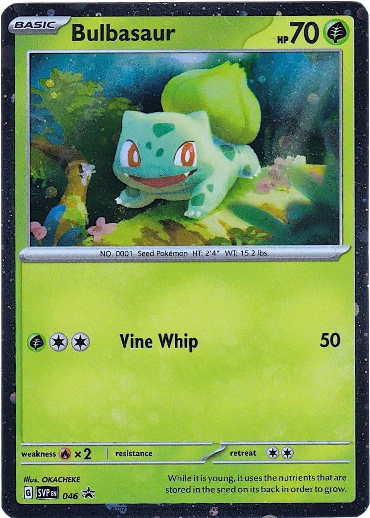 Bulbasaur (Cosmos Holo) 046- SV Scarlet & Violet Promo Cards Holofoil