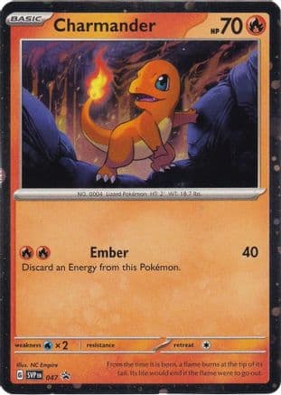 Charmander (Cosmos Holo) 047- SV Scarlet & Violet Promo Cards Holofoil