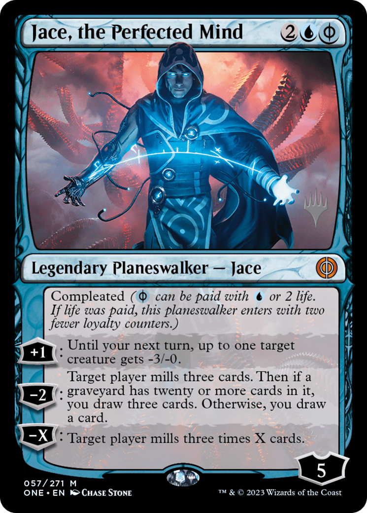 Jace, the Perfected Mind (Promo Pack) [Phyrexia: All Will Be One Promos] Foil