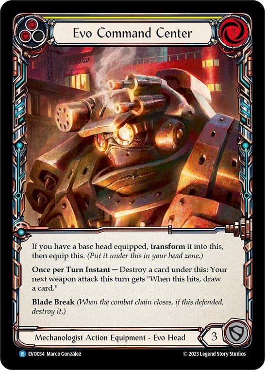 Evo Command Center [EVO034] (Bright Lights)  Cold Foil
