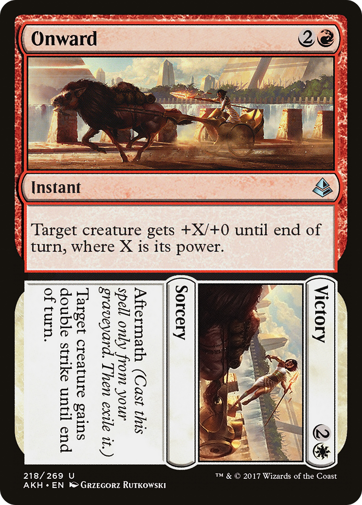 Onward // Victory [Amonkhet] Foil