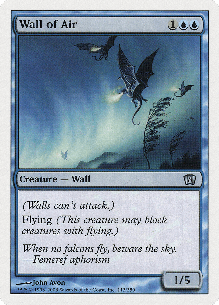 Wall of Air (8ED-113) - Eighth Edition