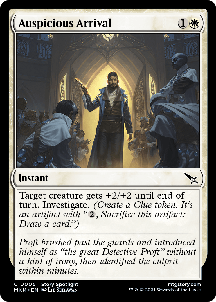 Auspicious Arrival [Murders at Karlov Manor] Foil