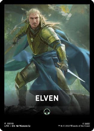 Elven Theme Card |  (010) [The Lord of the Rings: Tales of Middle-earth]
