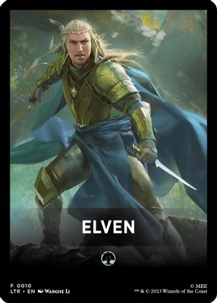Elven Theme Card |  (010) [The Lord of the Rings: Tales of Middle-earth]