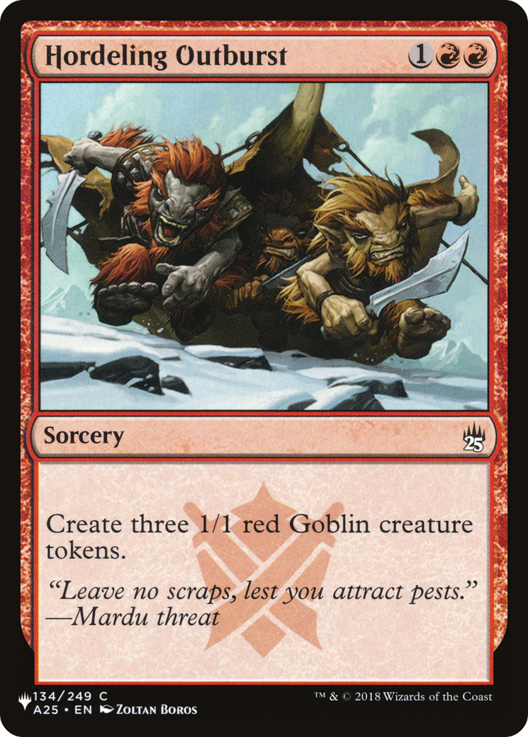 Hordeling Outburst |  (A25-134) [The List]