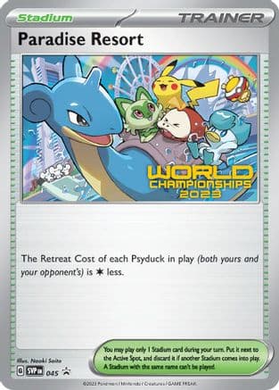Paradise Resort (World Championships 2023) 045- SV Scarlet & Violet Promo Cards
