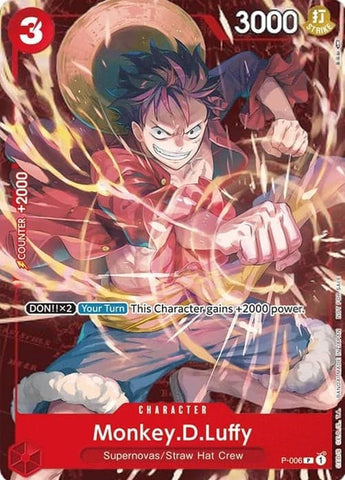 Monkey.D.Luffy (P-006) (Retail Promo) [One Piece Promotion Cards]