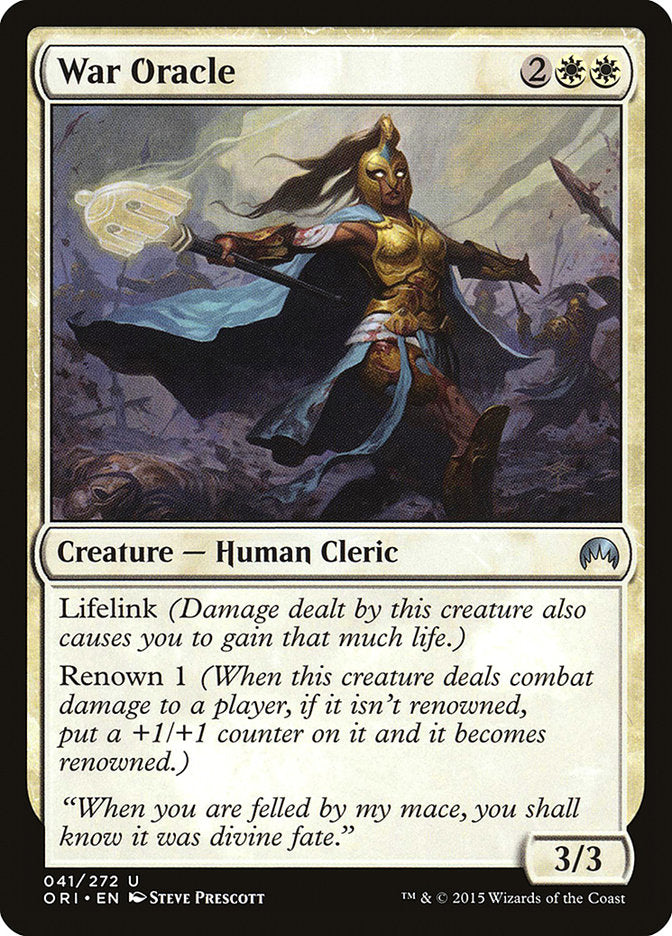 War Oracle 41/272 (Magic Origins)  - Foil
