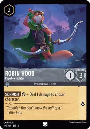 Robin Hood - Capable Fighter (193/204) [Rise of the Floodborn] Cold Foil