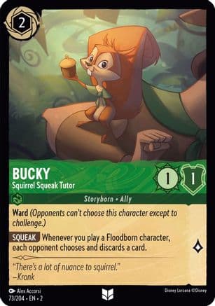 Bucky - Squirrel Squeak Tutor (73/204) [Rise of the Floodborn] Cold Foil