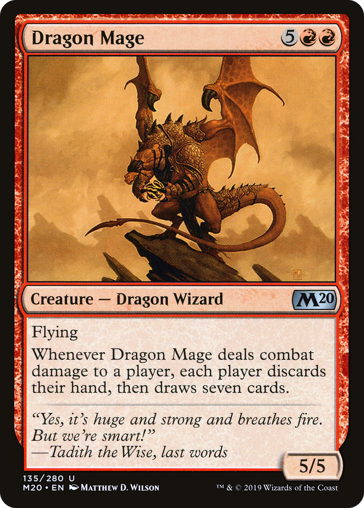 Dragon Mage [Core Set 2020] Foil
