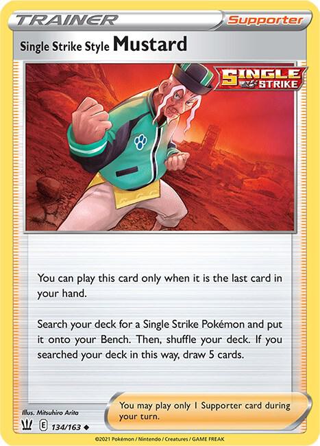 Single Strike Style Mustard 134/163 (SWSH05: Battle Styles) 