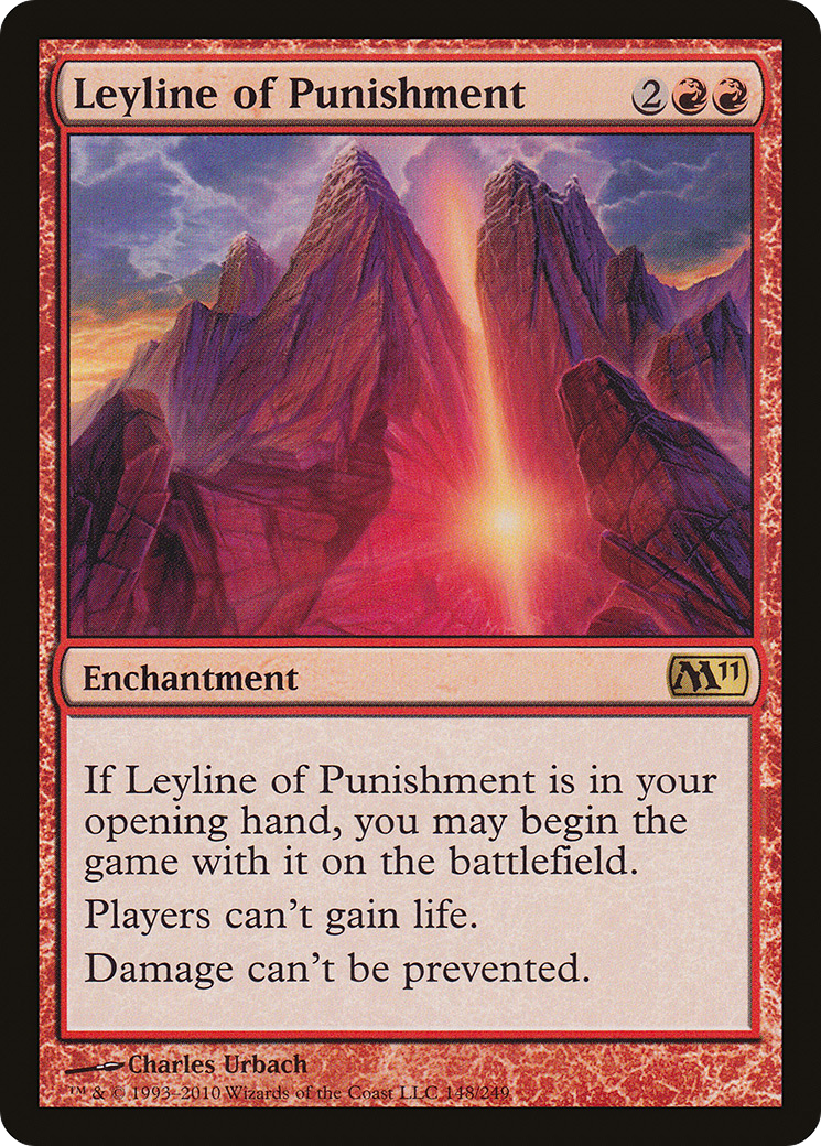 Leyline of Punishment [Magic 2011] Foil