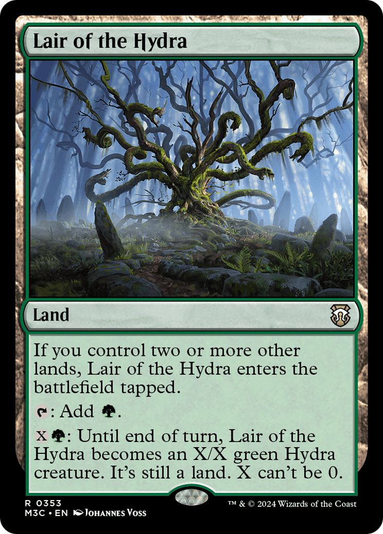 Lair of the Hydra (-353) [Modern Horizons 3 Commander]  Foil