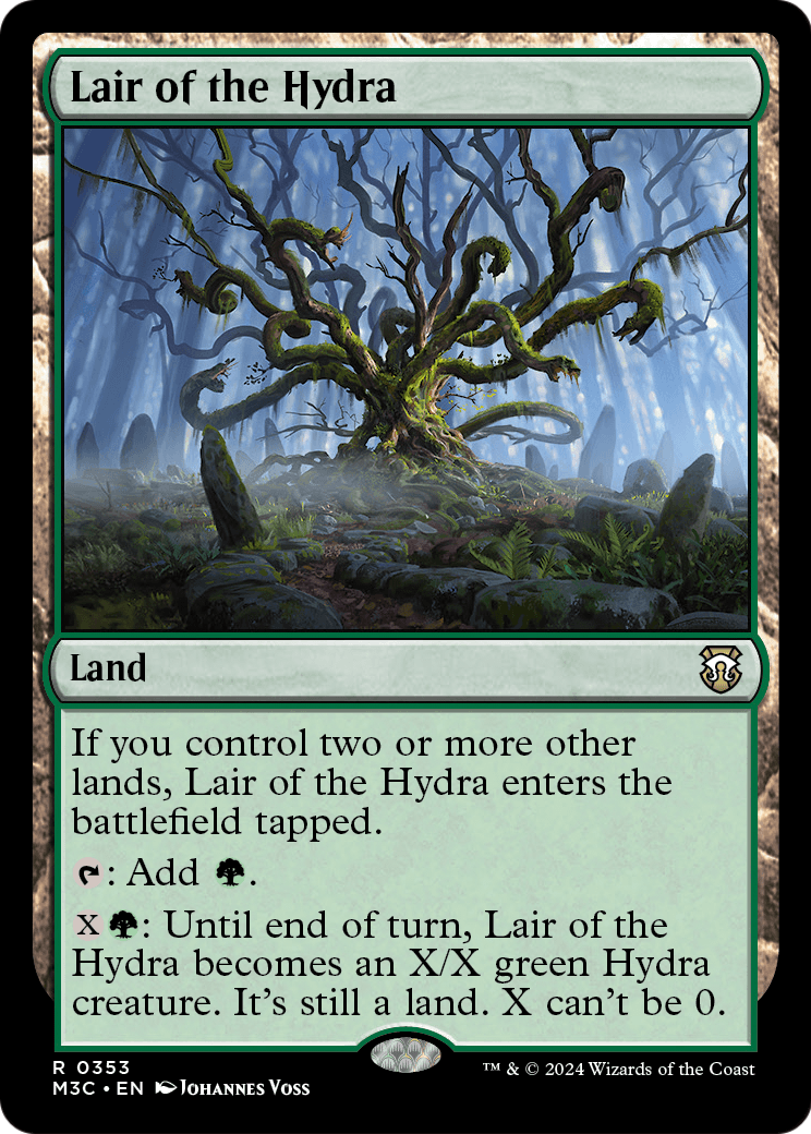 Lair of the Hydra (-353) [Modern Horizons 3 Commander]  Foil
