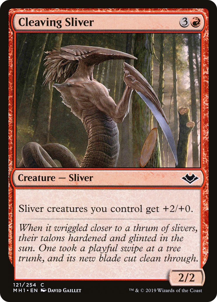 Cleaving Sliver [Modern Horizons] Foil