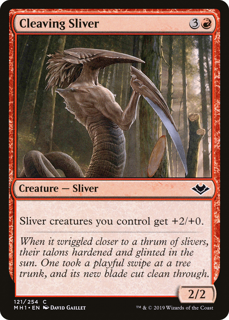 Cleaving Sliver [Modern Horizons] Foil