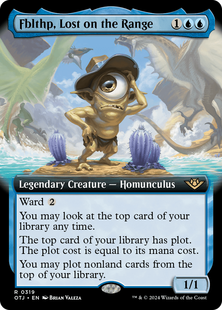 Fblthp, Lost on the Range (Extended Art) [Outlaws of Thunder Junction] Foil