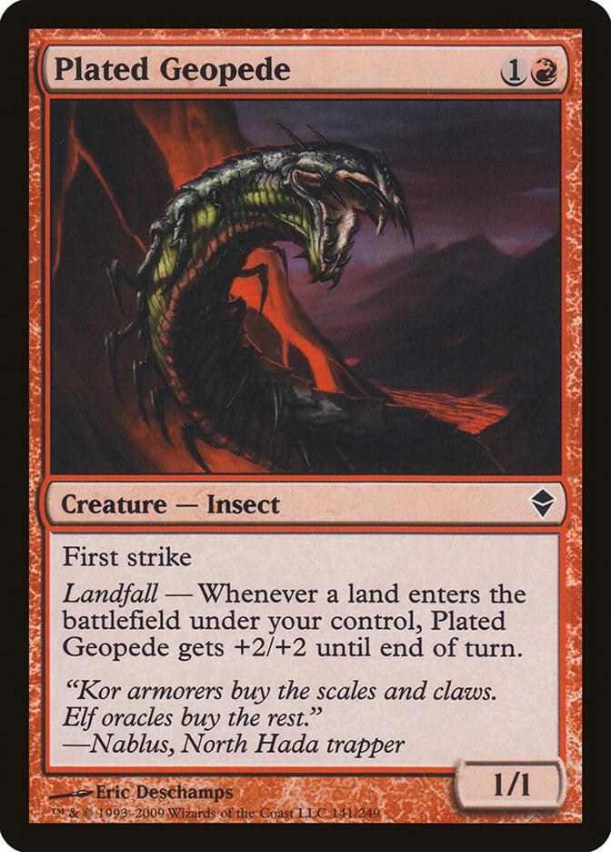 Plated Geopede 141/249 (Zendikar) 