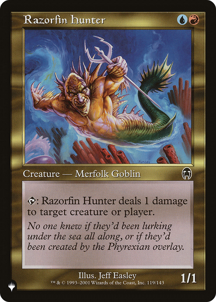 Razorfin Hunter |  (APC-119) [The List]