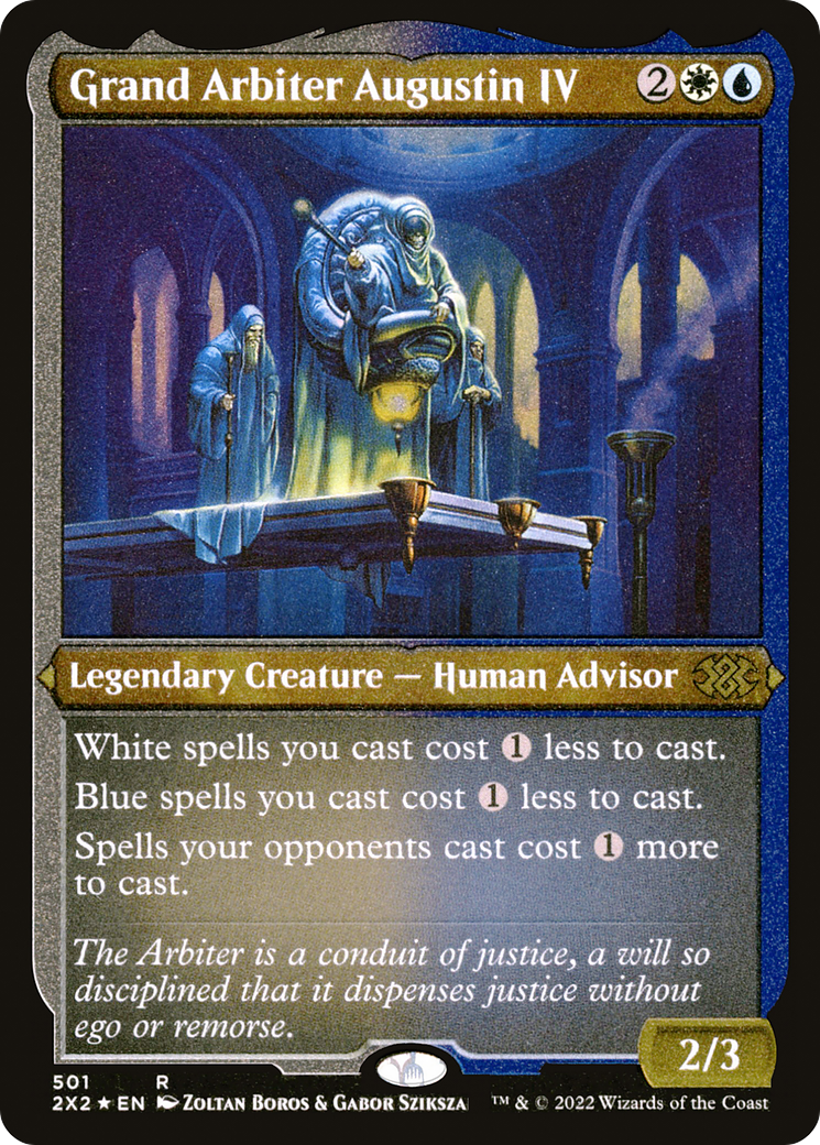 Grand Arbiter Augustin IV (Foil Etched) |  Foil (501) [Double Masters 2022]