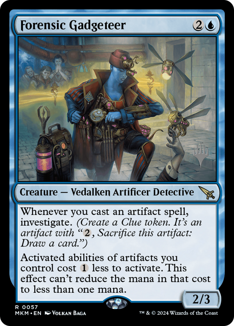 Forensic Gadgeteer (Promo Pack) [Murders at Karlov Manor Promos] Foil