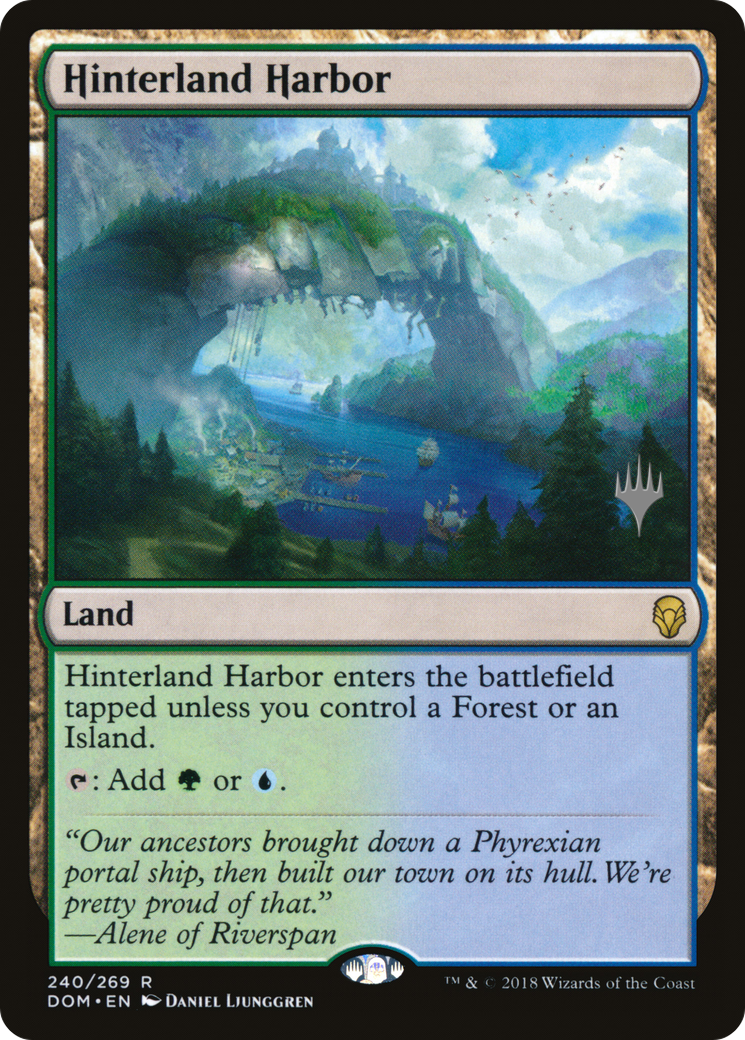 Hinterland Harbor (Promo Pack) [Dominaria Promos] Foil