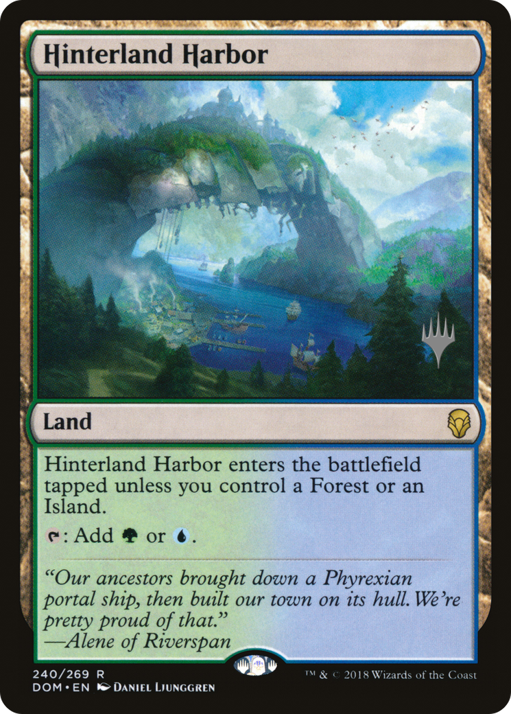 Hinterland Harbor (Promo Pack) [Dominaria Promos] Foil