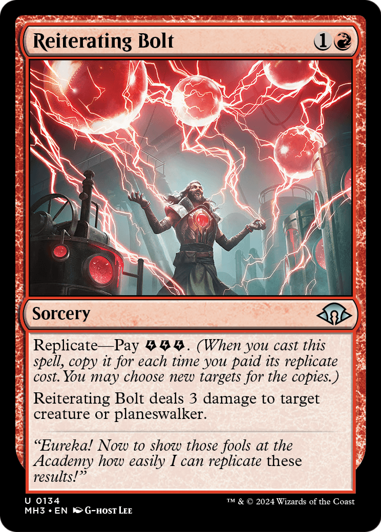 Reiterating Bolt [Modern Horizons 3] Foil