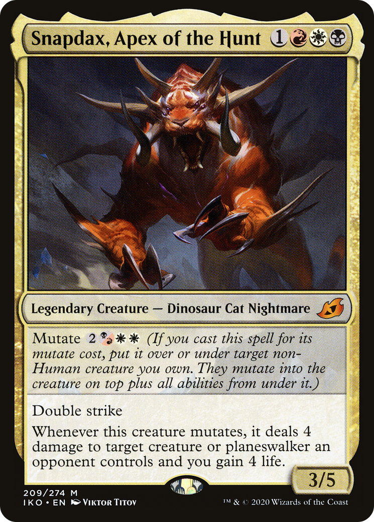 Snapdax, Apex of the Hunt [Ikoria: Lair of Behemoths] Foil