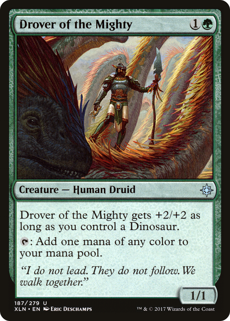 Drover of the Mighty [Ixalan] Foil