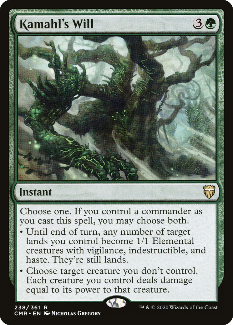Kamahl's Will [Commander Legends] Foil