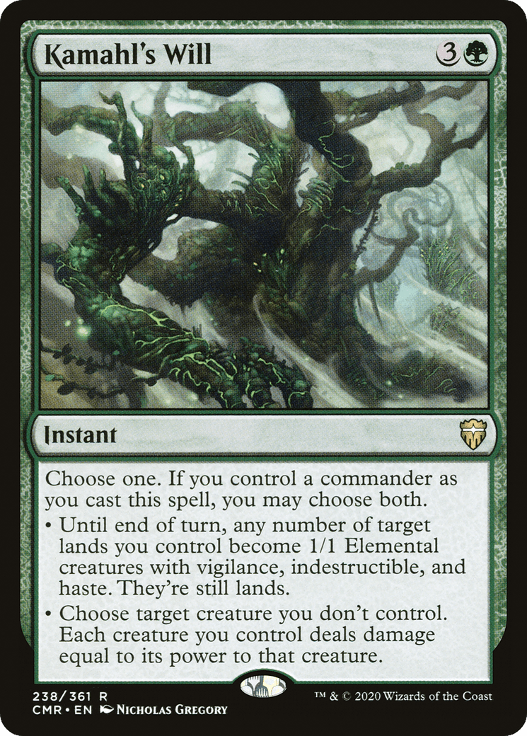 Kamahl's Will [Commander Legends] Foil