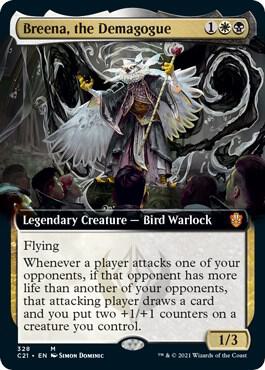 Breena the Demagogue Extended Art 328/81 (Commander 2021) 