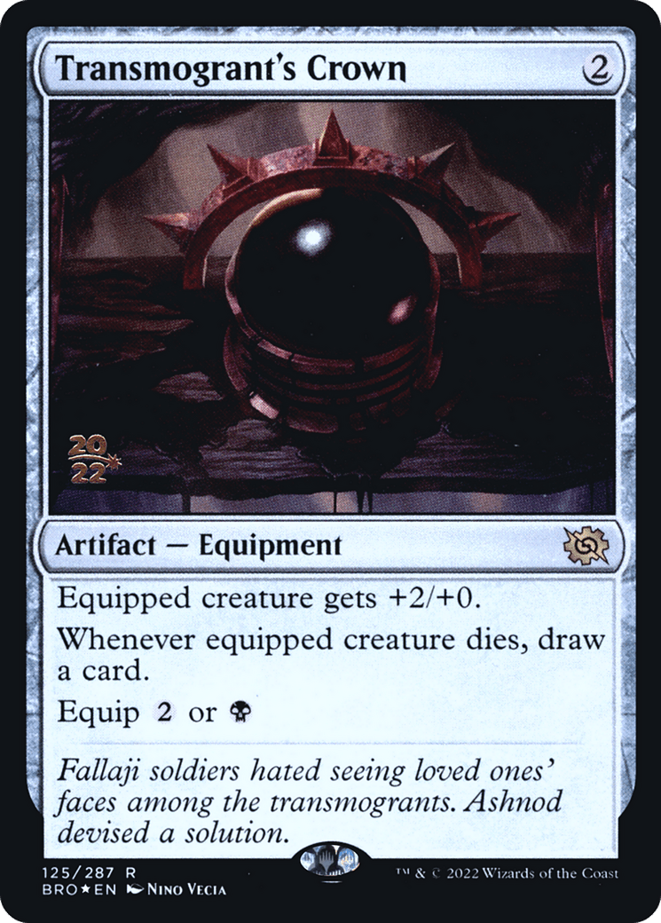 Transmogrant's Crown [The Brothers' War Prerelease Promos]