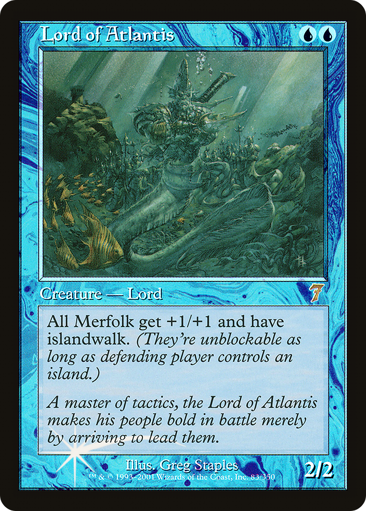 Lord of Atlantis [Seventh Edition] Foil