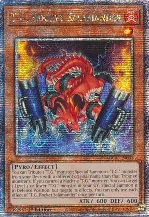 T.G. Rocket Salamander (Quarter Century Secret Rare) [AGOV-EN003] Quarter Century Secret Rare