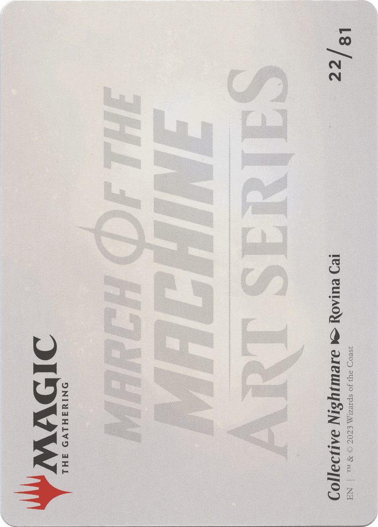 Collective Nightmare // Collective Nightmare (AMOM-022) - March of the Machine Art Series (Borderless) Foil