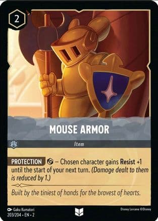 Mouse Armor (203/204) [Rise of the Floodborn] Cold Foil