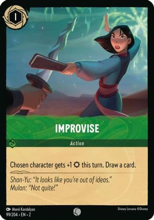 Improvise (99/204) [Rise of the Floodborn] Cold Foil