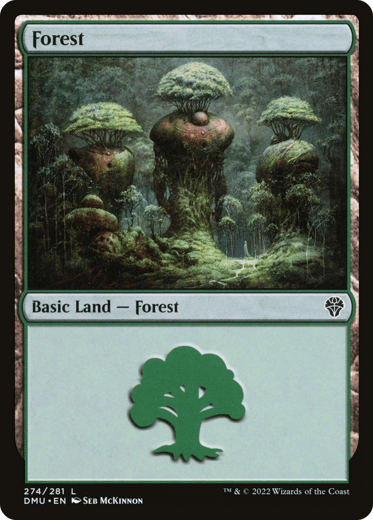 Forest (274) [Dominaria United] Foil