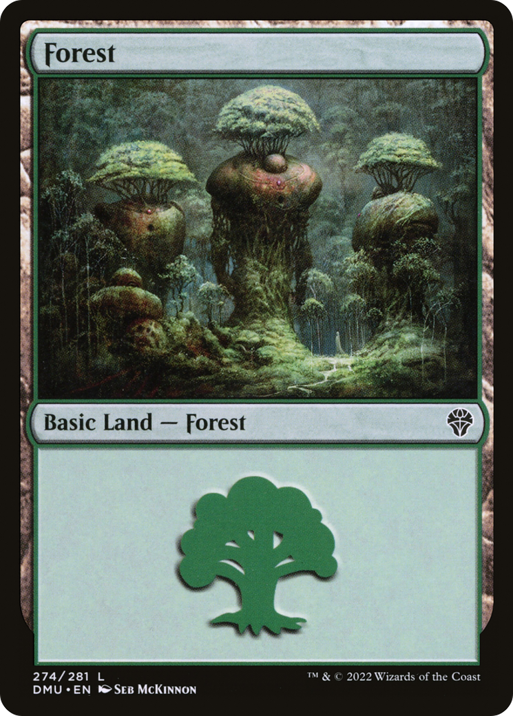 Forest (274) [Dominaria United] Foil