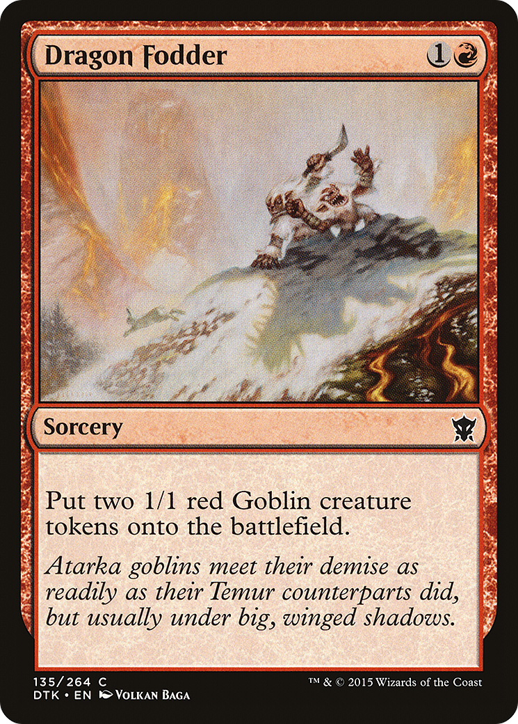 Dragon Fodder [Dragons of Tarkir] Foil