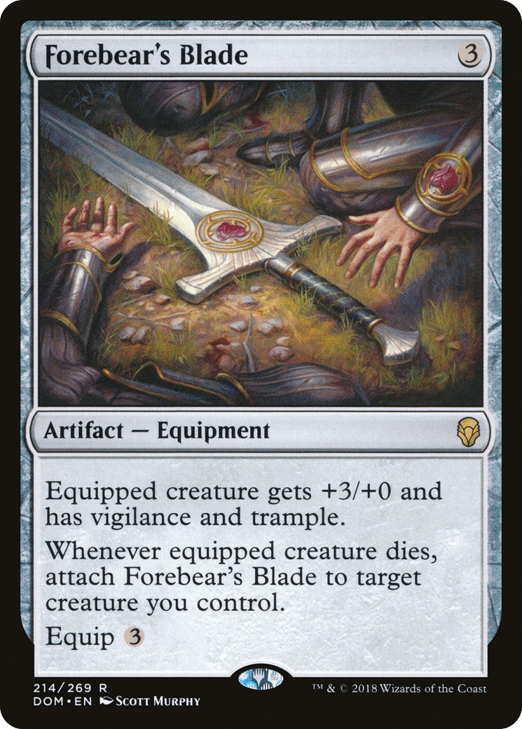 Forebear's Blade [Dominaria] Foil
